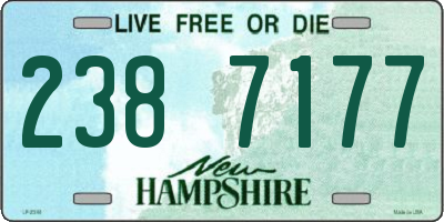 NH license plate 2387177
