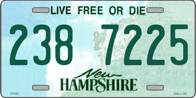 NH license plate 2387225