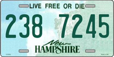 NH license plate 2387245