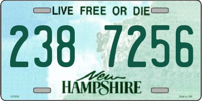 NH license plate 2387256