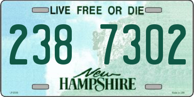 NH license plate 2387302