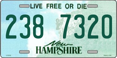 NH license plate 2387320