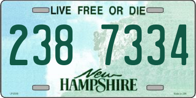 NH license plate 2387334