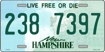NH license plate 2387397