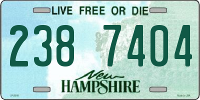 NH license plate 2387404