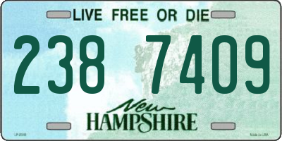 NH license plate 2387409