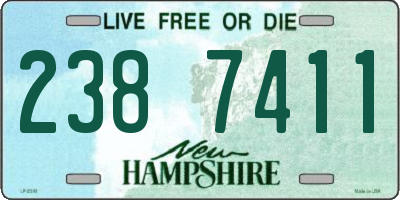 NH license plate 2387411