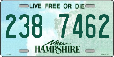 NH license plate 2387462