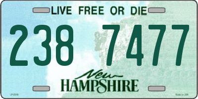 NH license plate 2387477