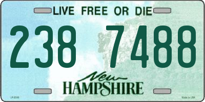 NH license plate 2387488