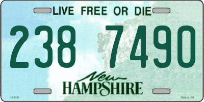 NH license plate 2387490