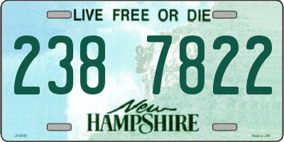 NH license plate 2387822