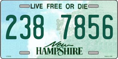 NH license plate 2387856