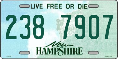 NH license plate 2387907