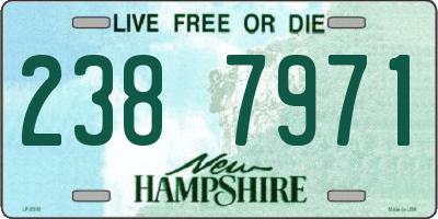 NH license plate 2387971