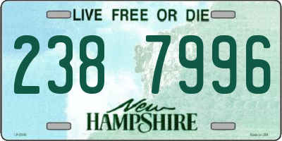 NH license plate 2387996