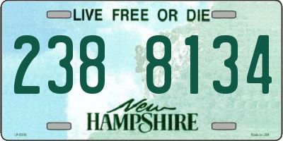 NH license plate 2388134