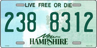 NH license plate 2388312