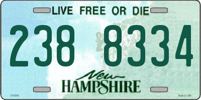 NH license plate 2388334