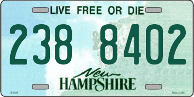 NH license plate 2388402