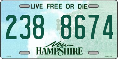 NH license plate 2388674