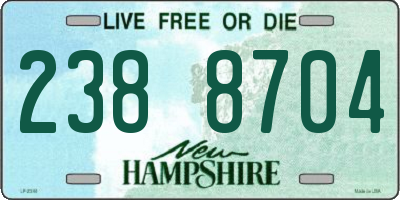 NH license plate 2388704