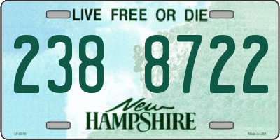 NH license plate 2388722