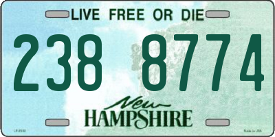 NH license plate 2388774