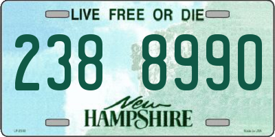 NH license plate 2388990