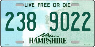 NH license plate 2389022