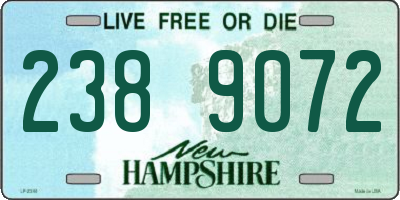 NH license plate 2389072