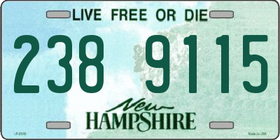 NH license plate 2389115