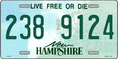 NH license plate 2389124
