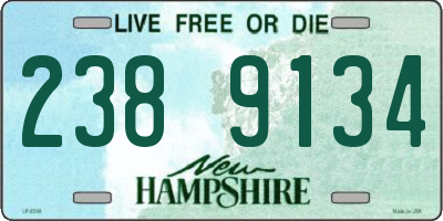 NH license plate 2389134
