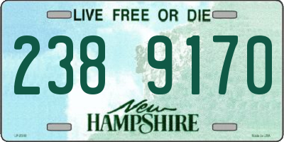 NH license plate 2389170