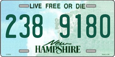 NH license plate 2389180