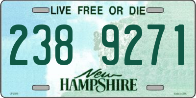 NH license plate 2389271