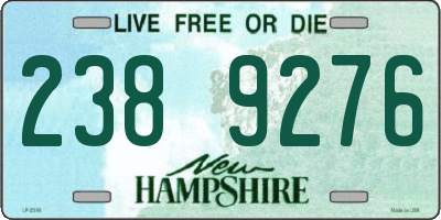 NH license plate 2389276