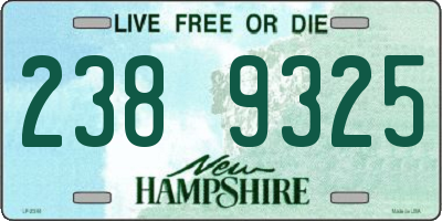 NH license plate 2389325