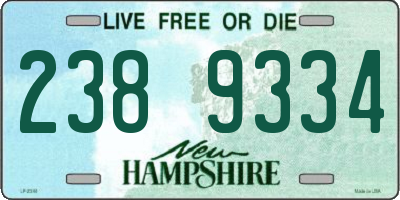 NH license plate 2389334