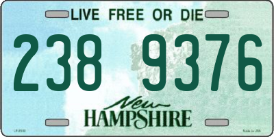 NH license plate 2389376