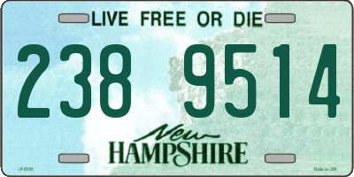 NH license plate 2389514