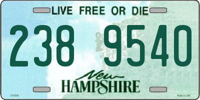 NH license plate 2389540