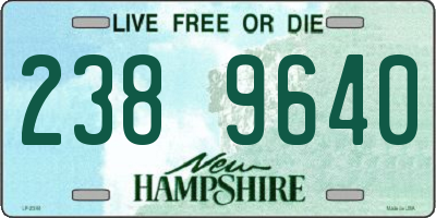 NH license plate 2389640