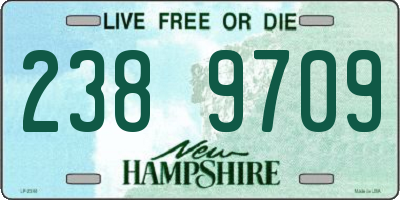 NH license plate 2389709
