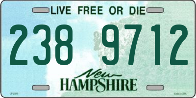 NH license plate 2389712