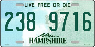 NH license plate 2389716