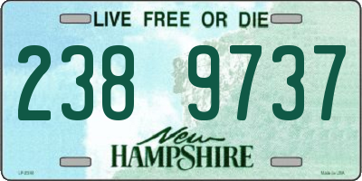 NH license plate 2389737