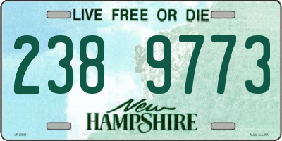 NH license plate 2389773