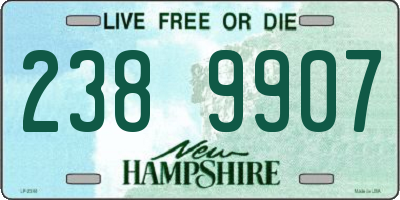 NH license plate 2389907